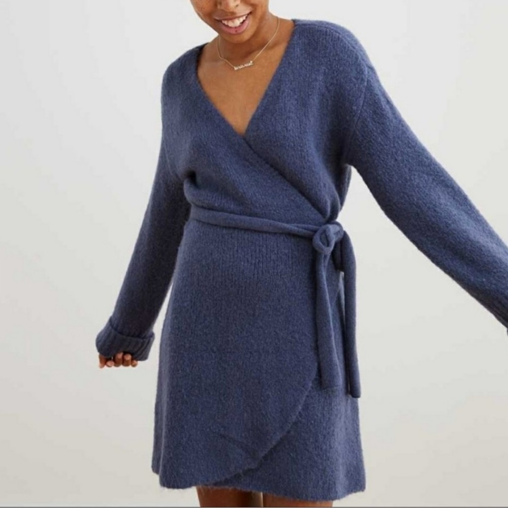 Aerie Cozy Wrap Sweater Dress - NEW (with tags)